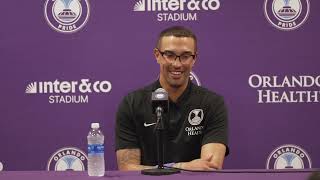 Seb Hines  PostGame Comments  Orlando Pride vs Kansas City Current NWSL Playoffs [upl. by Anek27]