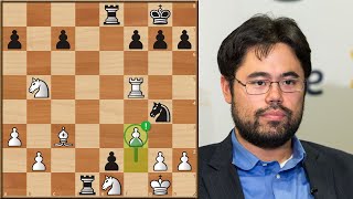 LOS 3 LIDERES Hikaru Nakamura vs Alireza Firouzja ronda 12 candidatos 2024 [upl. by Phalan]