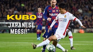 Takefusa Kubo Magical skills quotJapanese Messi quot🔥 Dribbling and Goals 2021 [upl. by Ahsinek]