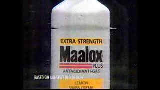 Maalox Plus Antacid 1993 [upl. by Aserehtairam579]