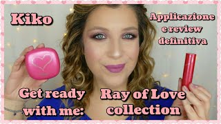 MAKEUP CON LA COLLEZIONE RAY OF LOVE DI KIKO  REVIEW DEFINITIVA  laEliZ [upl. by Garland]