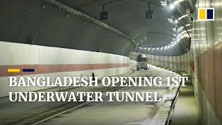 Bangladesh set to open first underriver tunnel project built with Chinese funding and contractors [upl. by Acie]