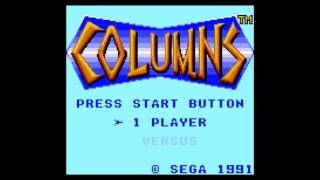 Columns Game Gear  BGM 05 Highscore  Game Over [upl. by Solraced]