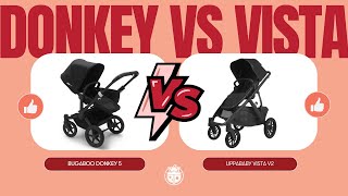 UPPAbaby Vista V2 vs Bugaboo Donkey 5  Stroller Review  Stroller Comparison [upl. by Mcnutt]