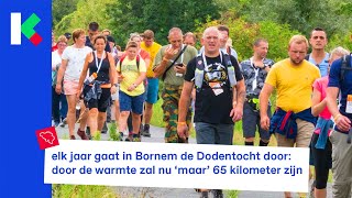 de Dodentocht is korter dit jaar [upl. by Gwenny]