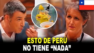 Jurado critica DURAMENTE a chef Chilena por intentar hacer una comida peruana [upl. by Anomas377]