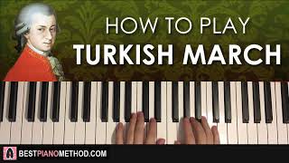 Mozart  Turkish March Rondo Alla Turca Piano Tutorial Lesson [upl. by Rocher]