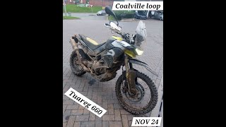 Coalville loop on Adventure bike Tuareg 660 [upl. by Kilmarx]