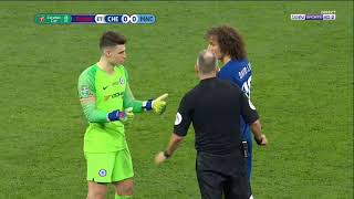 KEPA REFUSES TO COME OFF THE FIELD CHELSEA MANAGER FURIOUS [upl. by Acilegna]