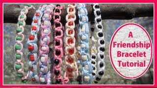 How To Make A Friendship Bracelet  An Easy Kids Craft [upl. by Ahsienak266]