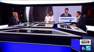 Élections législatives  le Rassemblement national en tête la majorité distancée • FRANCE 24 [upl. by Server79]