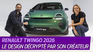 NOUVELLE Renault TWINGO électrique 2026 Son DESIGN décrypté par son CREATEUR [upl. by Sirraf126]