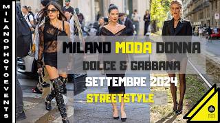 Milano Fashion Week  donna settembre 2024  Dolce amp Gabbana [upl. by Aicek]