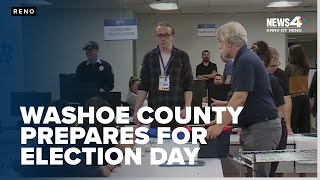 Washoe County staff prepare for Election Day announce new safety feature at polls [upl. by Margareta972]