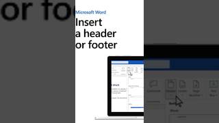 HOW TO ADD HEADER amp FOOTER ON MS WORDMSOFFICE PRO microsoftoffice words msoffice foryou viral [upl. by Gnos591]