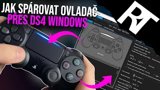 Jak připojit PS4 ovladač do počítače  Nastavení DS4 Windows  Jak nastavit DS4 Windows [upl. by Nessaj]