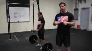 How to do a Proper Thruster Exercise  There Is No Quit Fitness [upl. by Lauder199]