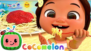 Food and Snacks with Nina 🍝 Healthy Fruits amp Vegetables  Cocomelon Nursery Rhymes amp Kids Songs [upl. by Aivizt954]