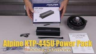 Alpine KTP445U Unboxing Overview amp Installation Intro [upl. by Schnur379]