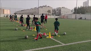 REACTION SPEED AL ETTIFAQ CLUB U8U9U10U11U12 COACH SAMI KHACHNAOUI [upl. by Ciprian]