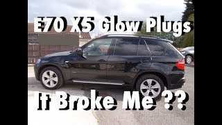 My BMW E70 X5 Diesel Glow Plug Repair is Breaking The Bank [upl. by Siberson]