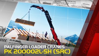 PALFINGER Loader Cranes  Ladekrane  PK 200002LSH SRC [upl. by Brahear210]