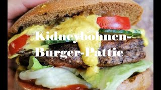 Vegetarische KidneybohnenPatties Rezept für Burger  Genuss des Lebens [upl. by Lucais695]