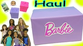 Giant Box of Barbie Dolls Quinceañera Pool Chic Festival  More [upl. by Anaoy]