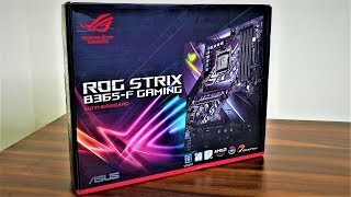 ASUS ROG STRIX B365F MOTHERBOARD  UNBOXING  QUICK LOOK  HINDI  TECHNO INDEX [upl. by Furnary]