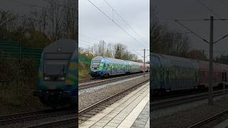 TouristikzugDostos in Fahrt mit BR111 deutschebahn bahnlandbayern trainspotting dbgebrauchtzug [upl. by Flannery]