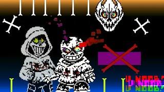 No Shield Dusttrust phase 3 by FDY Noob Mode Undertale FanGame [upl. by Alenairam315]