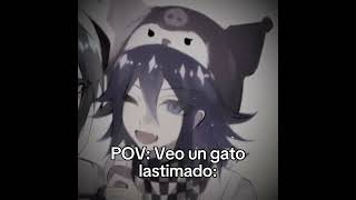 Edit para no dejar el canal desactivado  kokichiouma edit gato triste nosequeponerxd [upl. by Bealle]