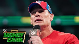 John Cena announces he will retire in 2025 Money in the Bank 2024 highlights [upl. by Asssilem]