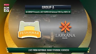 Live  Peshawar vs Larkana  Match 28  National T20 202324  PCB [upl. by Larrad353]