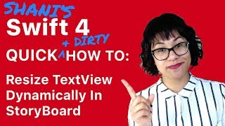 Swift 4 How to Resize Textview Dynamically [upl. by Lyrad710]