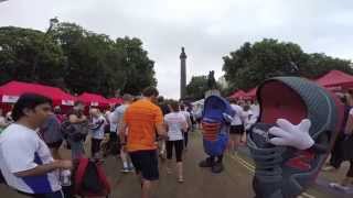 British 10K London Run  2014  Gopro hero 3 [upl. by Frere]