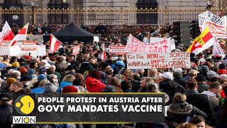 Europe Protests against vaccine mandate  Omicron  New Variant  Covid19 Corona  English News [upl. by Murage]