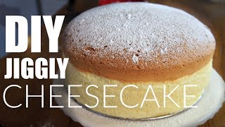 DIY JIGGLY Japanese Cotton CHEESECAKE Recipe  You Made What [upl. by Brandyn]