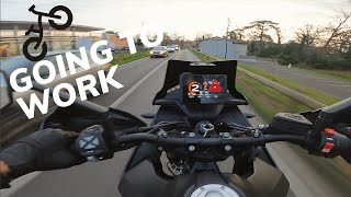 KTM 890 SMT  GOING TO WORK PURE EXHAUST SOUND [upl. by Maitland]