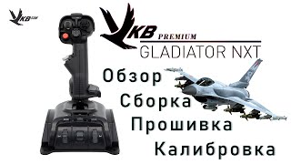 🇷🇺  Джойстик VKB Gladiator NXT Premium  Обзор  Сборка  Прошивка  Калибровка [upl. by Tager]