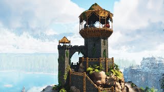 Wizard Tower Aviary  Build Tutorial  ARK Survival Ascended [upl. by Cirdec692]