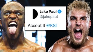 KSI vs JAKE PAUL HEATED Back amp Forth [upl. by Annekam614]