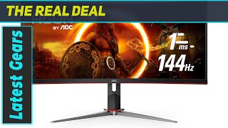 AOC CU34G2X UltraWide Gaming Monitor Review [upl. by Burleigh800]