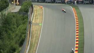 MotoGP 2010  Sachsenring  rossi stoner last lap T13 [upl. by Giuseppe]