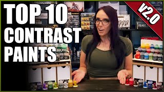 Top 10 Contrast Paint 20  My Favorite Picks  Warhammer 40k amp Sigmar [upl. by Cul148]