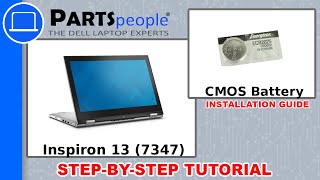 Dell Inspiron 13 7347 CMOS Battery HowTo Video Tutorial [upl. by Garber]