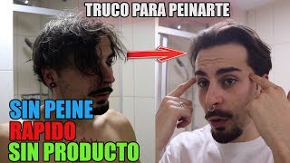 TRUCO COMO PEINARSE FACIL Y SER MAS ATRACTIVO HOMBRE PELO CORTO Y LARGO [upl. by Bettine]