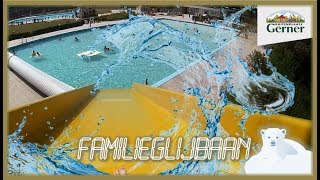 🌊 Familieglijbaan  Openlucht zwembad Gerner 2019 [upl. by Aicatsal]