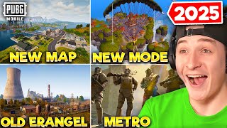 NEW BIG MAP NEW MODES INSANE 2025 UPDATES PUBG MOBILE [upl. by My956]