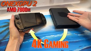 An Insanely FAST eGPU  ONEXGPU 2   AMD 7800M  Occulink [upl. by Letnahc]